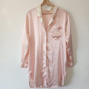 Womens Vintage Victorias Secret Gold Label Top Medium Button Up